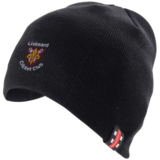 gray-nicolls-liskeard-cc-berretto-beanie-nero-adulto image 1