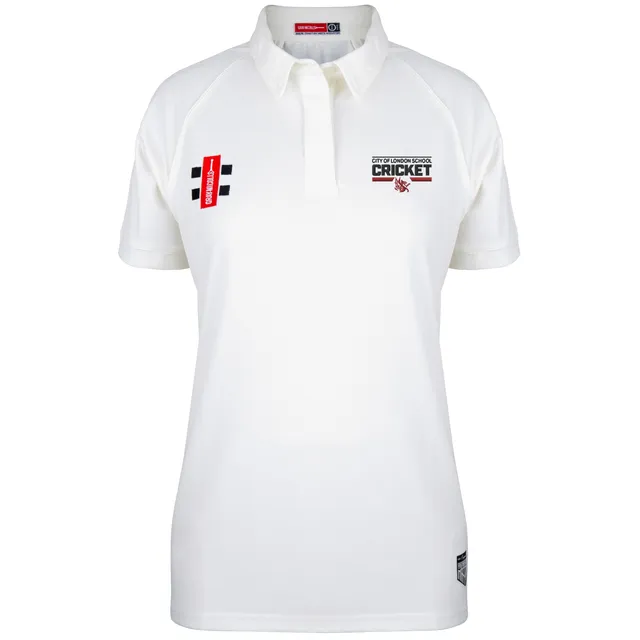 gray-nicolls-matrix-v2-maglia-cricket-s-s-donna-city-of-london-school-avorio image 1