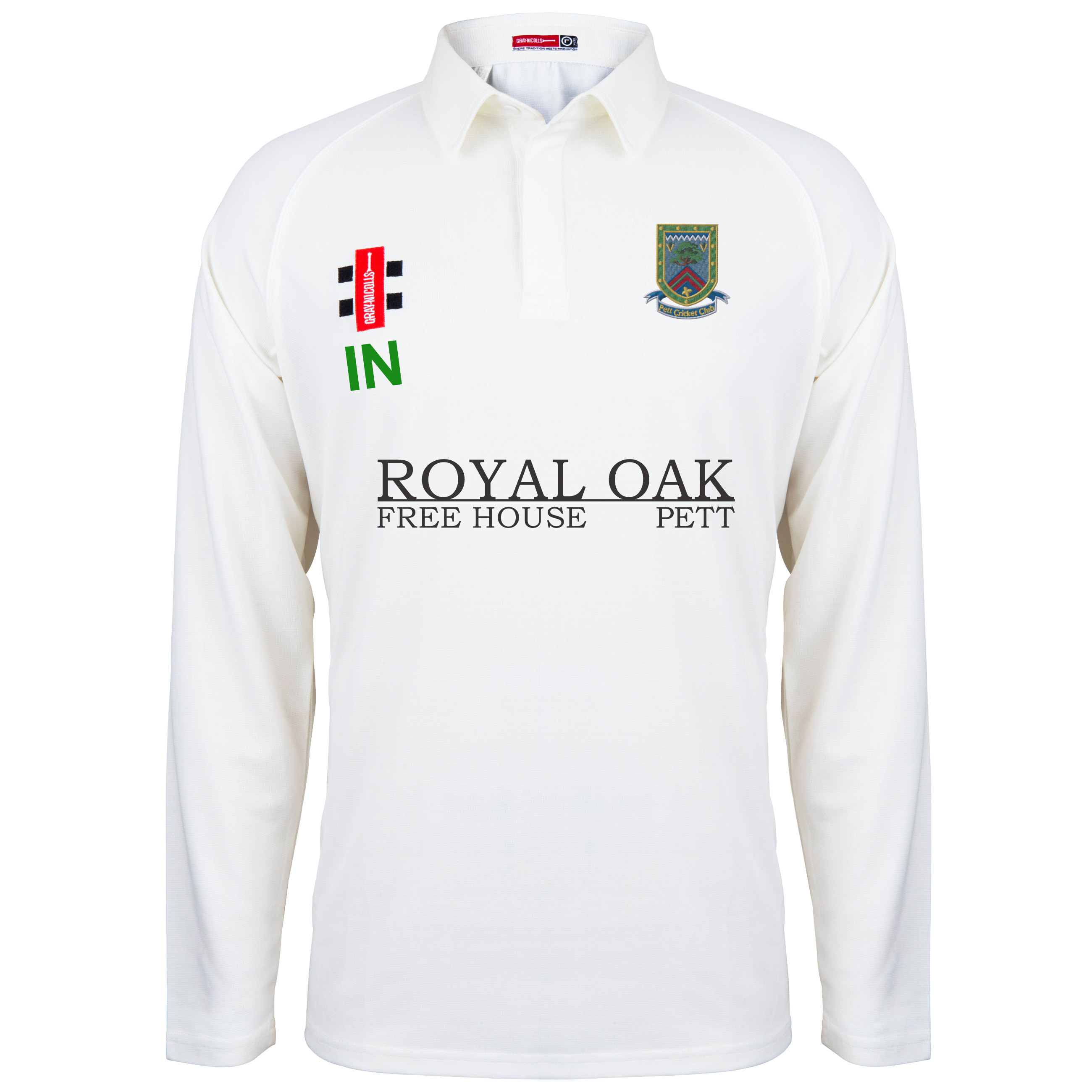 gray-nicolls-matrix-v2-maglia-cricket-pett-cc-manica-lunga-avorio-junior image 1