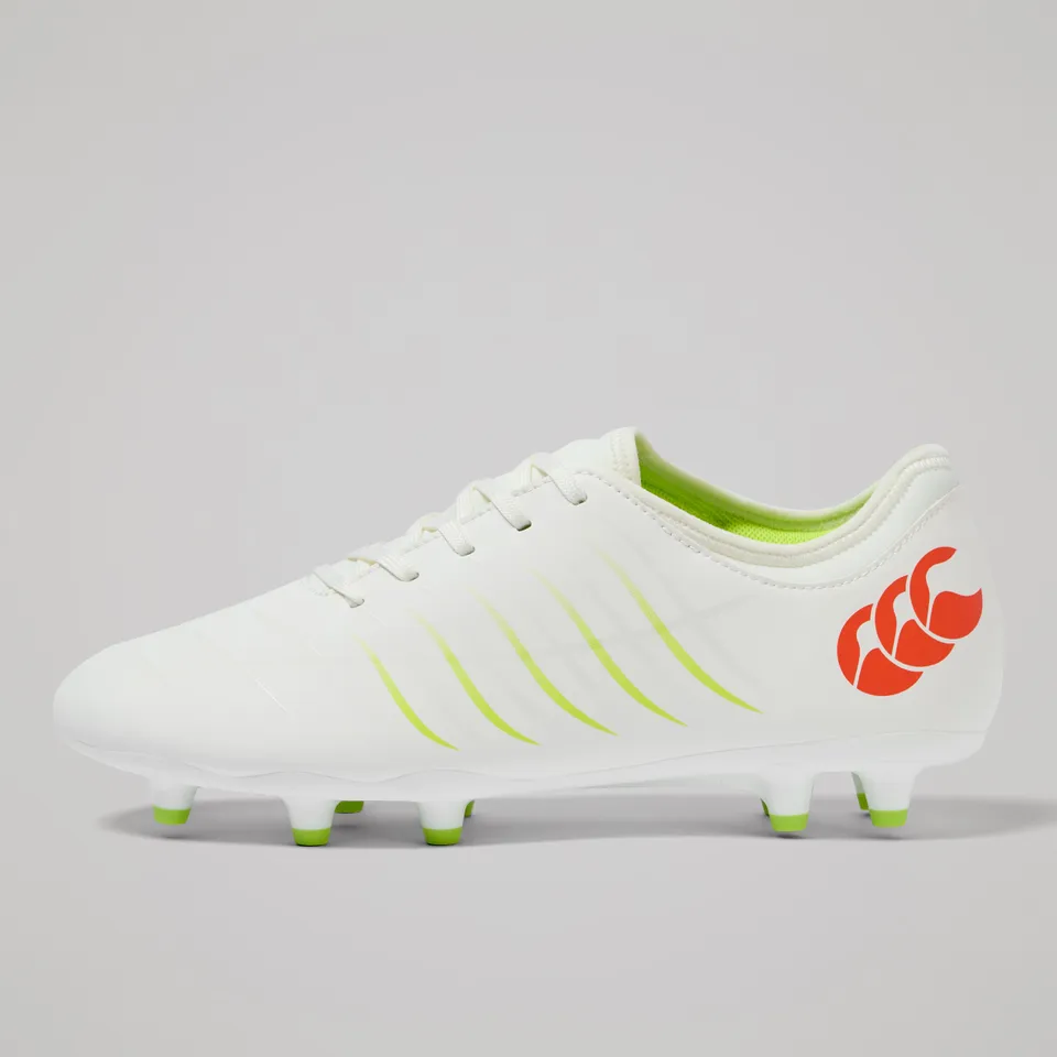 canterbury-phoenix-2-0-team-scarpe-rugby-firm-ground-bianche-unisex-adulto image 1