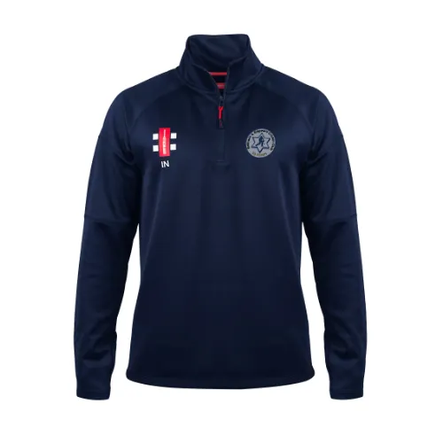 gray-nicolls-pro-thermo-fleece-pile-cricket-junior-navy-belmont-edgware-cc image 1