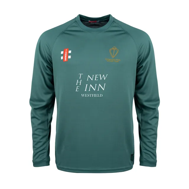 gray-nicolls-crowhurst-park-cc-matrix-v2-t-shirt-manica-lunga-donna-verde image 1