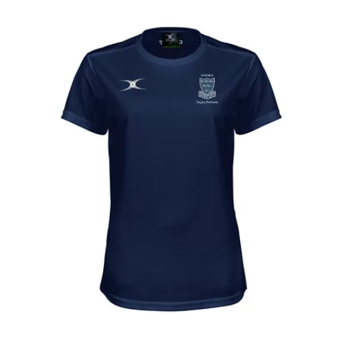 gilbert-rugby-sussex-rugby-referees-photon-ii-t-shirt-donna-blu-navy image 1