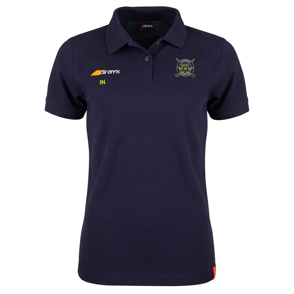 grays-maidstone-hc-tangent-polo-donna-blu-navy-in-cotone-organico image 1