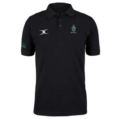 gilbert-rugby-north-midlands-referees-quest-polo-uomo-adulto-nera image 1