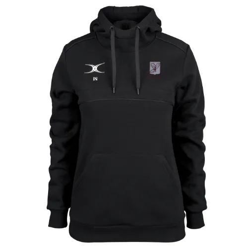 gilbert-rugby-photon-felpa-con-cappuccio-donna-surrey-rugby-nera image 1