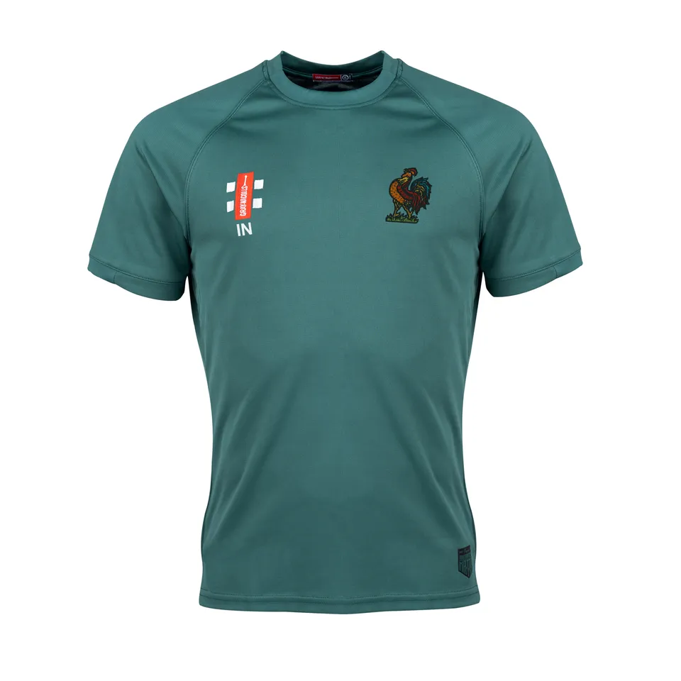gray-nicolls-matrix-v2-tee-s-s-junior-harrogate-cc-verde image 1