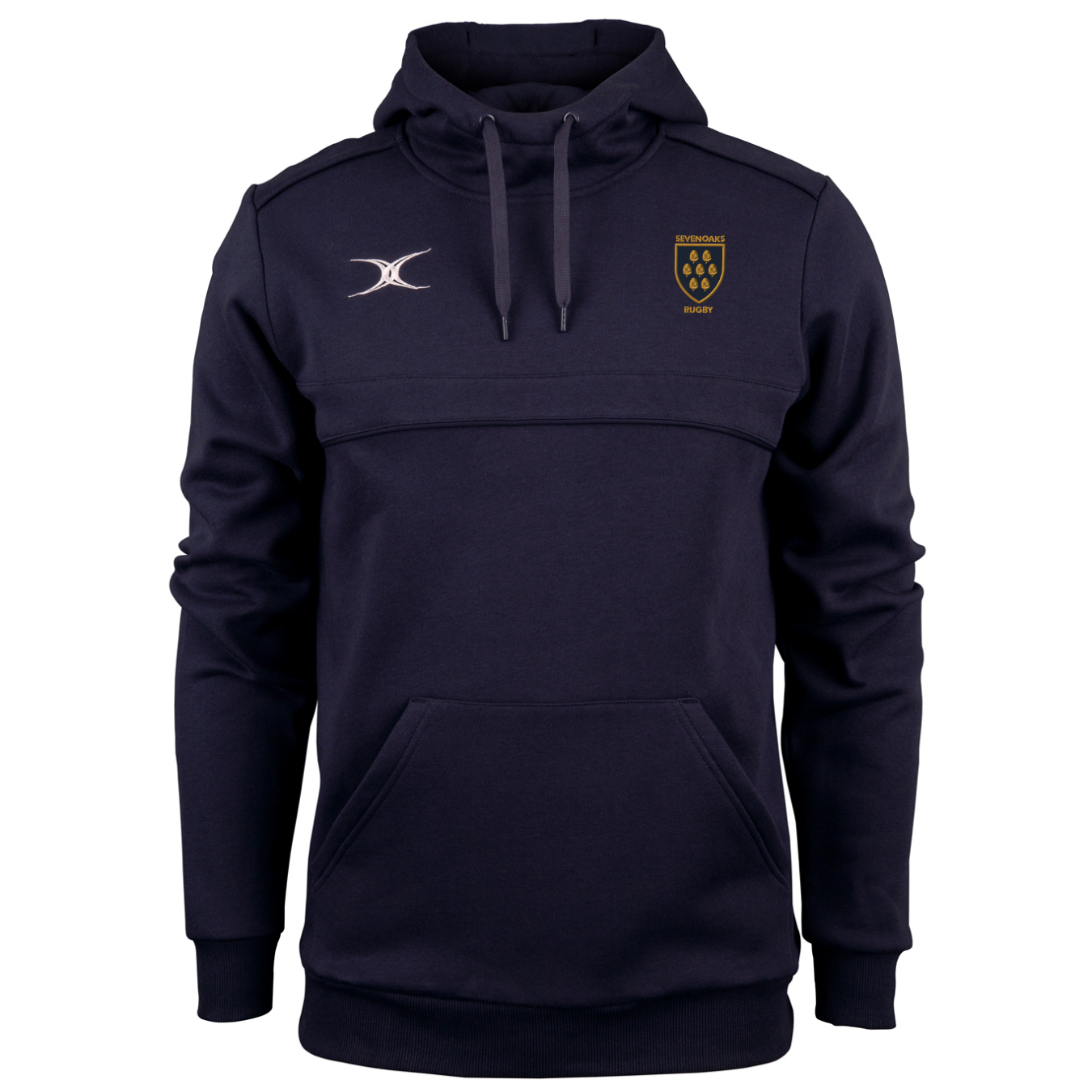 gilbert-rugby-sevenoaks-rfc-felpa-con-cappuccio-photon-blu-navy-uomo image 1