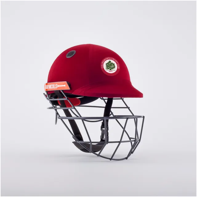 gray-nicolls-cullingworth-cc-atomic-360-helmet-maroon-junior-casco-cricket-bambi image 1