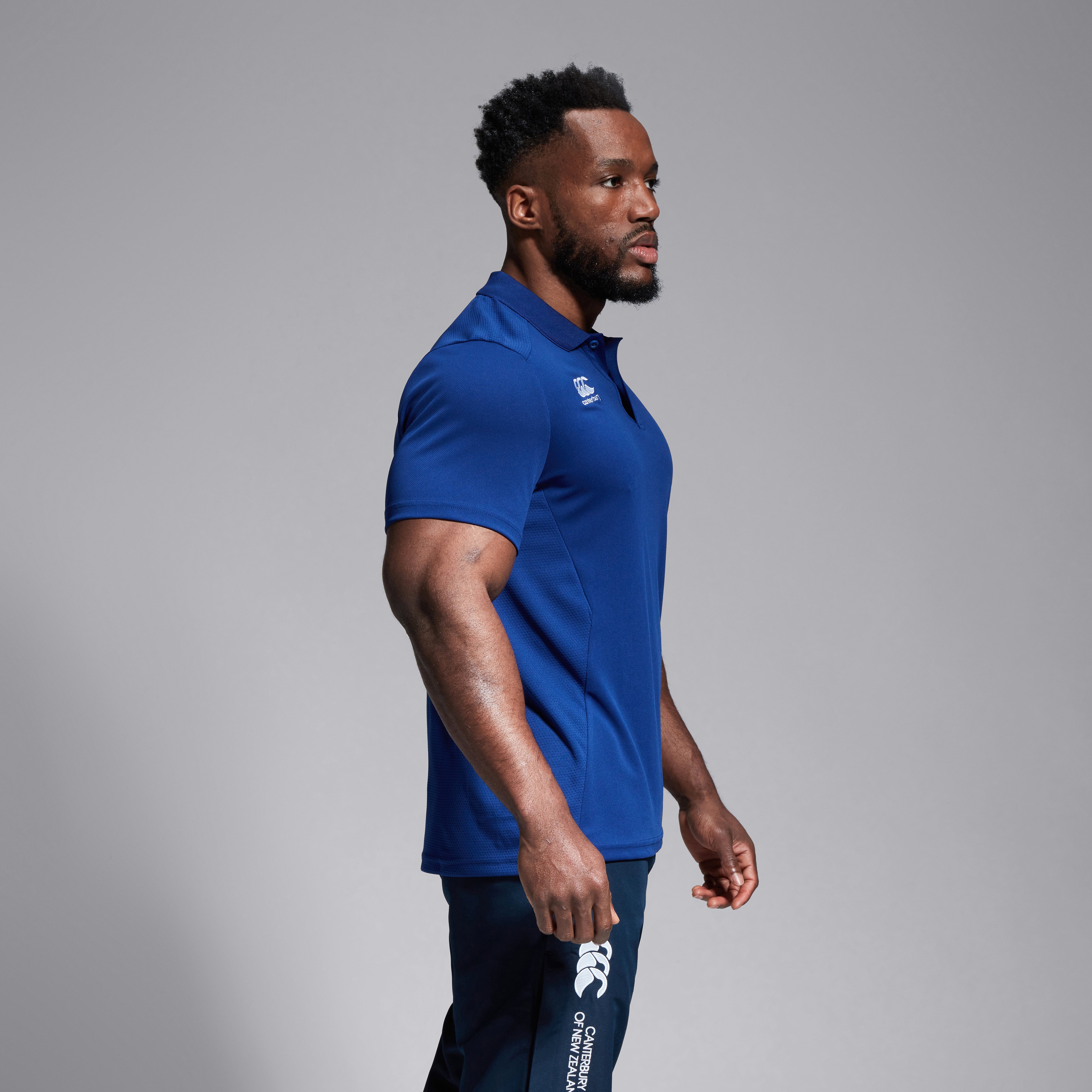 canterbury-club-dry-polo-rugby-uomo-blu image 3
