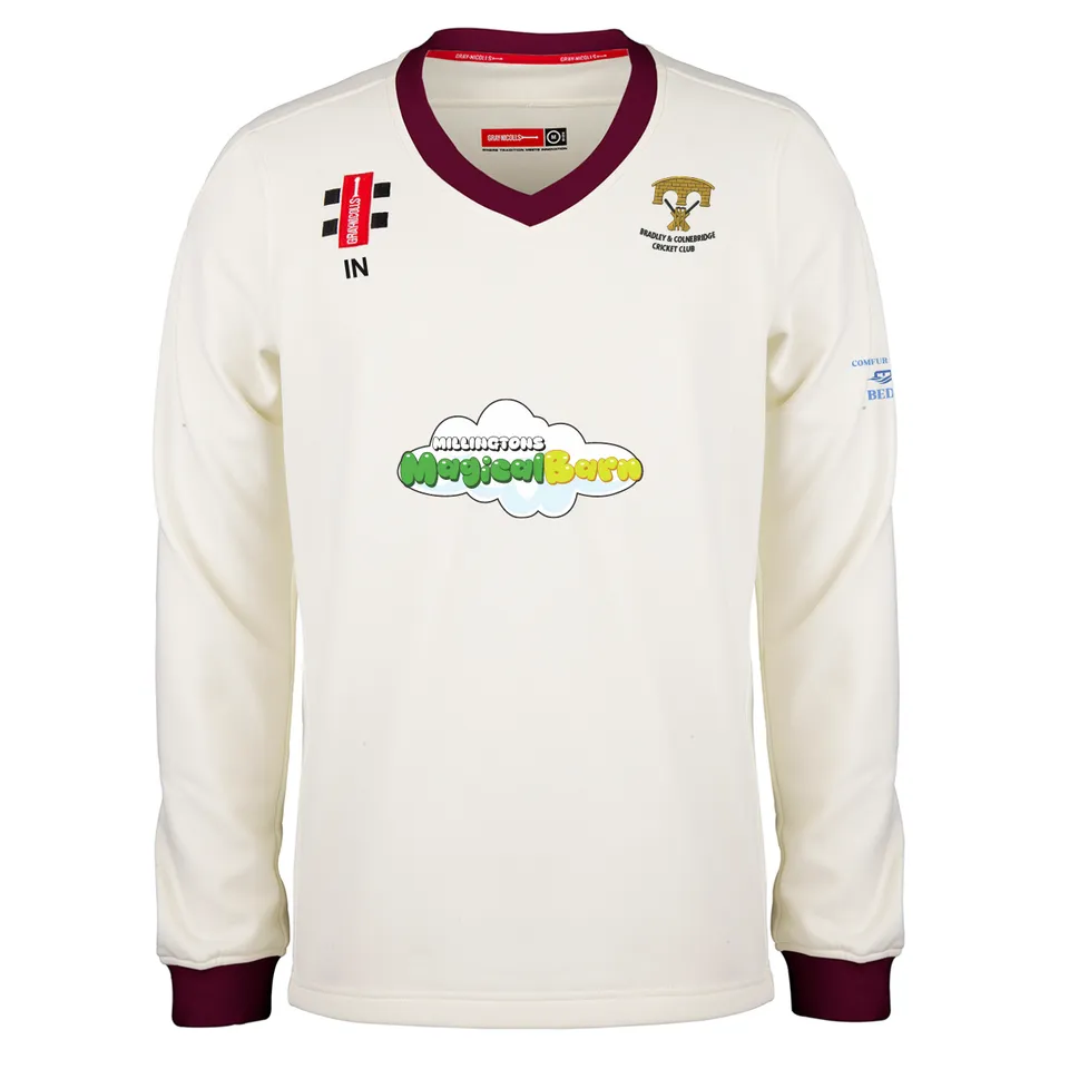 gray-nicolls-bradley-colnebridge-cc-pro-performance-maglione-cricket-junior-avor image 1