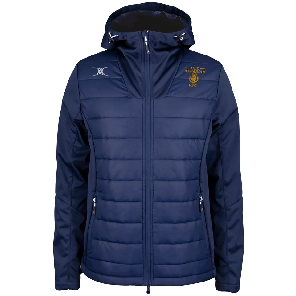 gilbert-rugby-old-albanians-rfc-pro-active-full-zip-senior-blu-navy-giacca-antip image 1