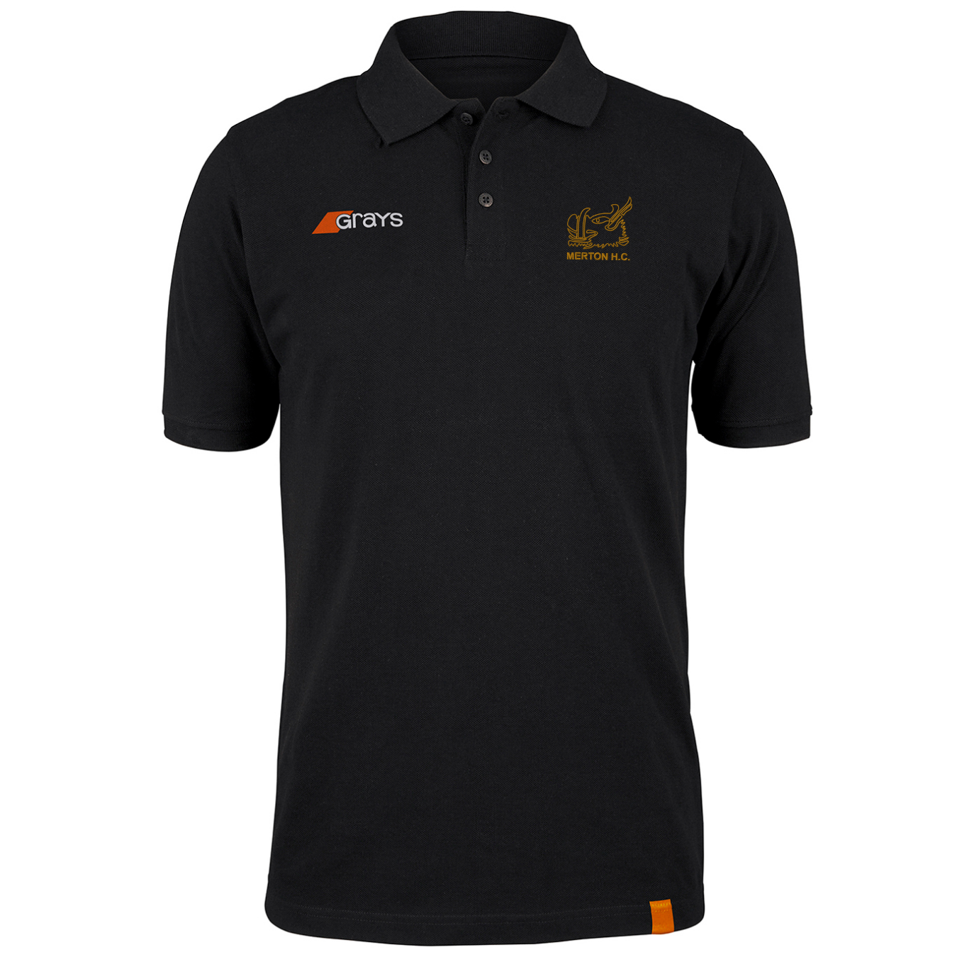 grays-merton-hc-tangent-polo-uomo-senior-nero-polo-cotone-bio image 1
