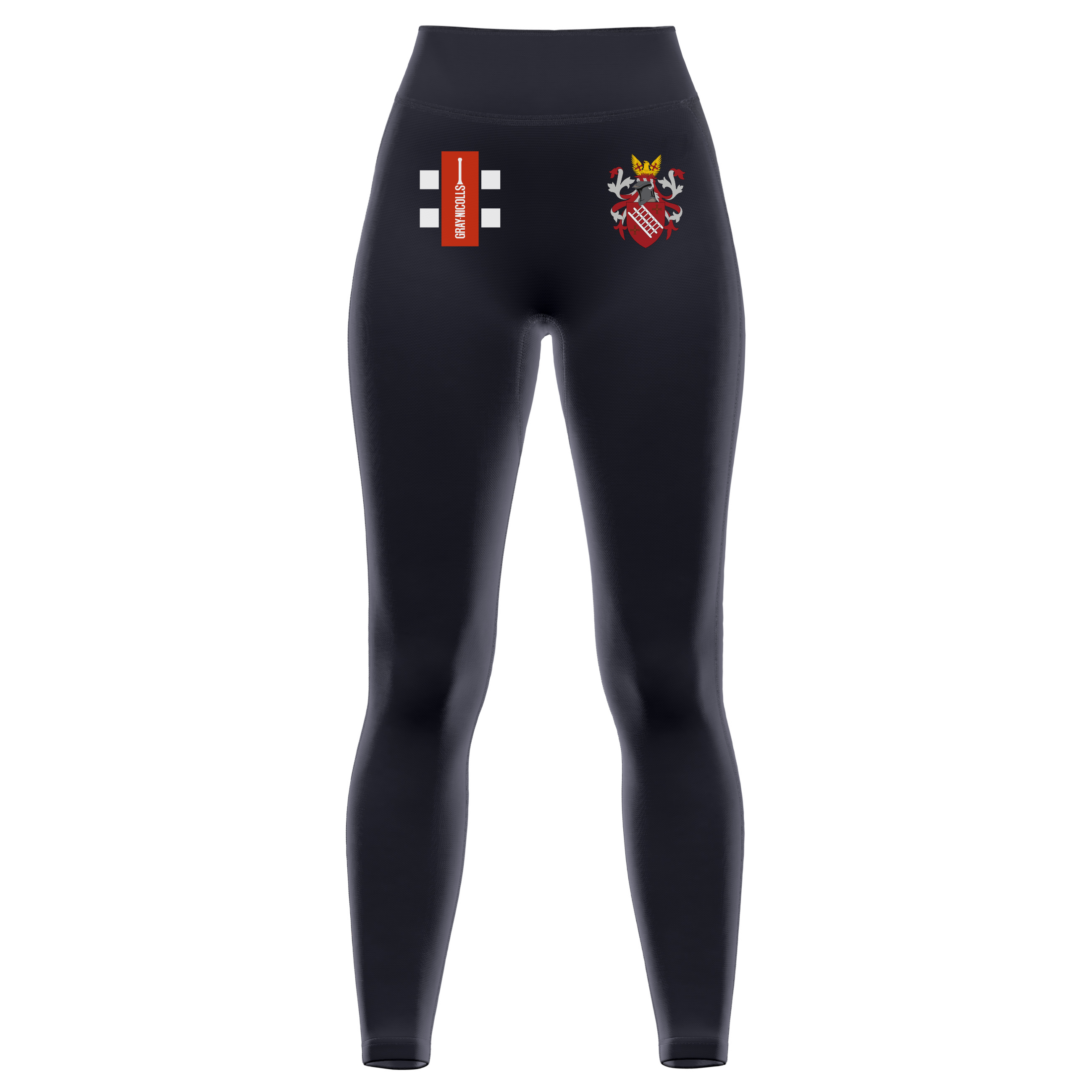 gray-nicolls-grey-college-cricket-club-donna-leggings-gts-neri image 1