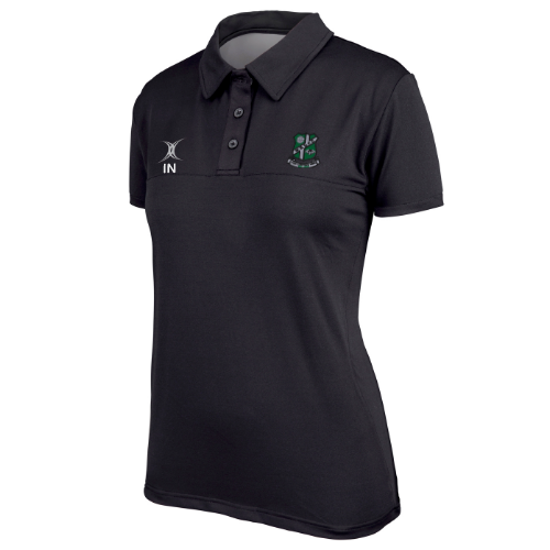 gilbert-rugby-wharfedale-rufc-donna-pro-polo-nera image 1