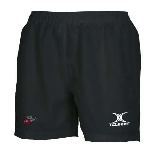 gilbert-rugby-orkney-rfc-saracen-ii-pantaloncini-match-donna-neri image 1