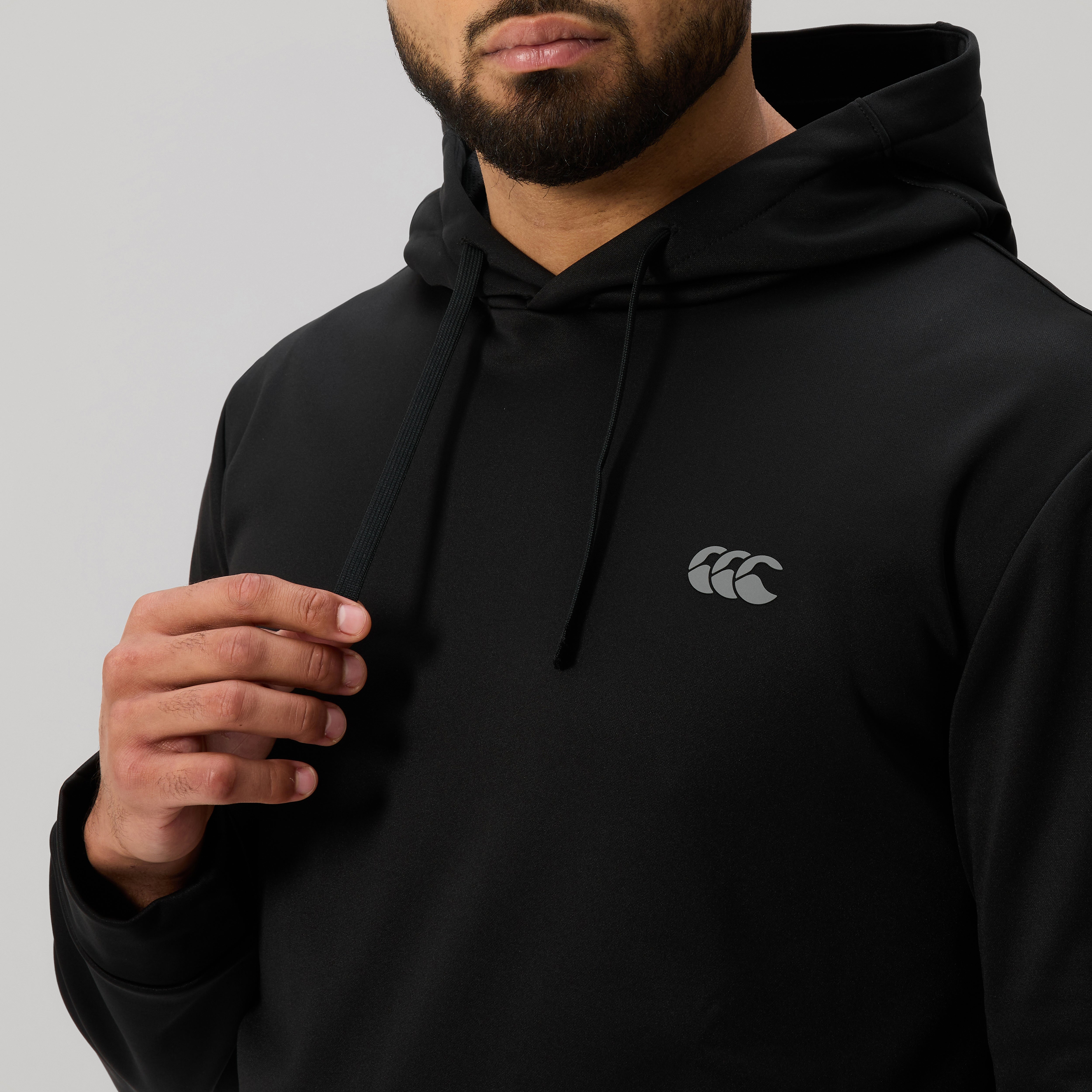 canterbury-tempo-hoodie-felpa-con-cappuccio-uomo-nero image 7