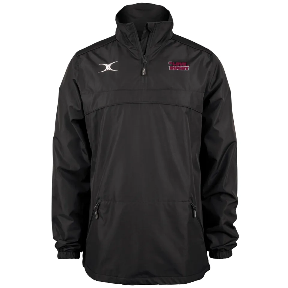 gilbert-rugby-for-the-love-of-rugby-giacca-1-4-zip-photon-junior-nero-bambino image 1