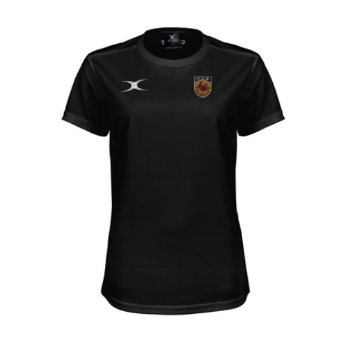 gilbert-rugby-harrogate-rufc-ladies-photon-ii-t-shirt-manica-corta-nero image 1