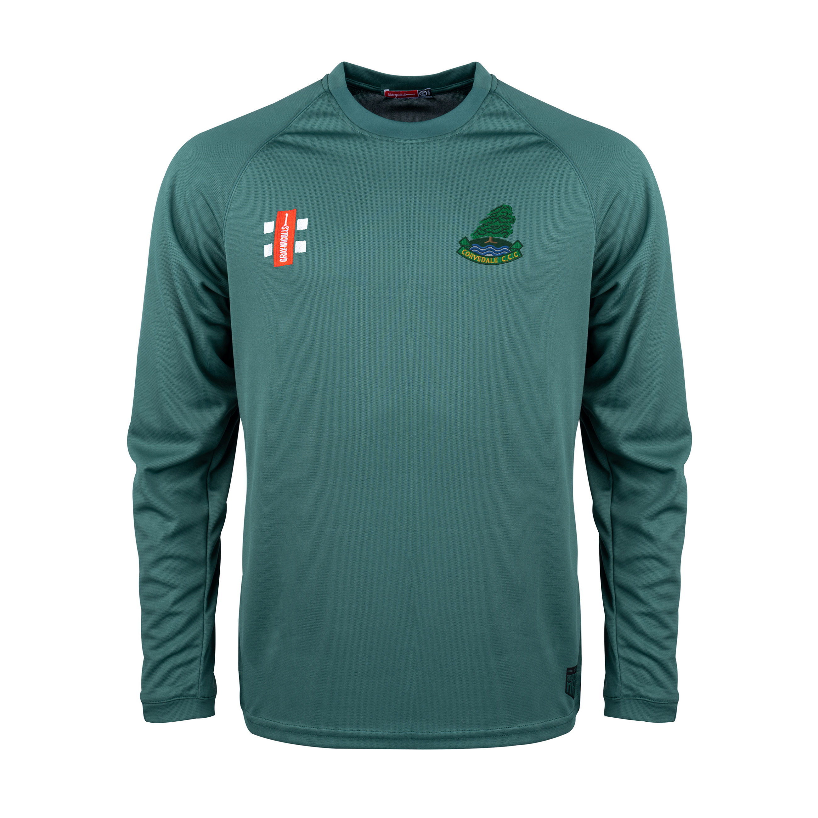 gray-nicolls-corvedale-cc-maglia-matrix-v2-manica-lunga-senior-verde image 1