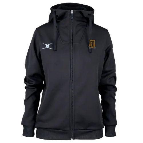 gilbert-rugby-amesbury-rfc-adult-pro-felpa-cappuccio-donna-nera image 1