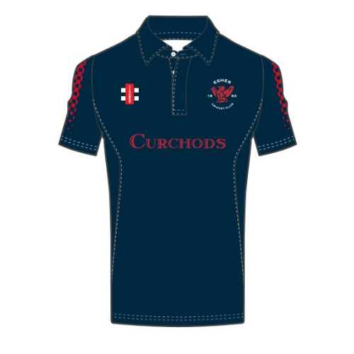 gray-nicolls-esher-cc-senior-mercury-brit-collar-s-s-shirt-navy-red image 1