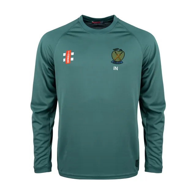 gray-nicolls-matrix-v2-t-shirt-cricket-manica-lunga-senior-bbl-cc-verde image 1