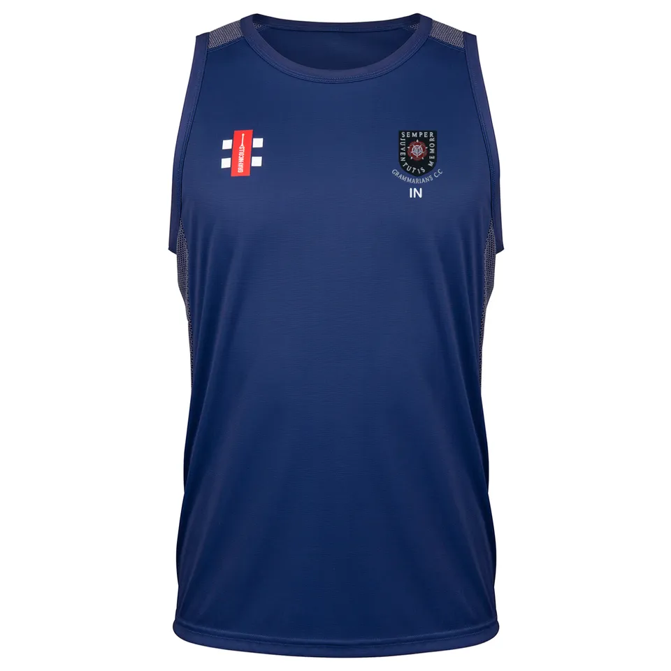 gray-nicolls-wellingborough-old-grammarians-pro-performance-canotta-navy-senior image 1
