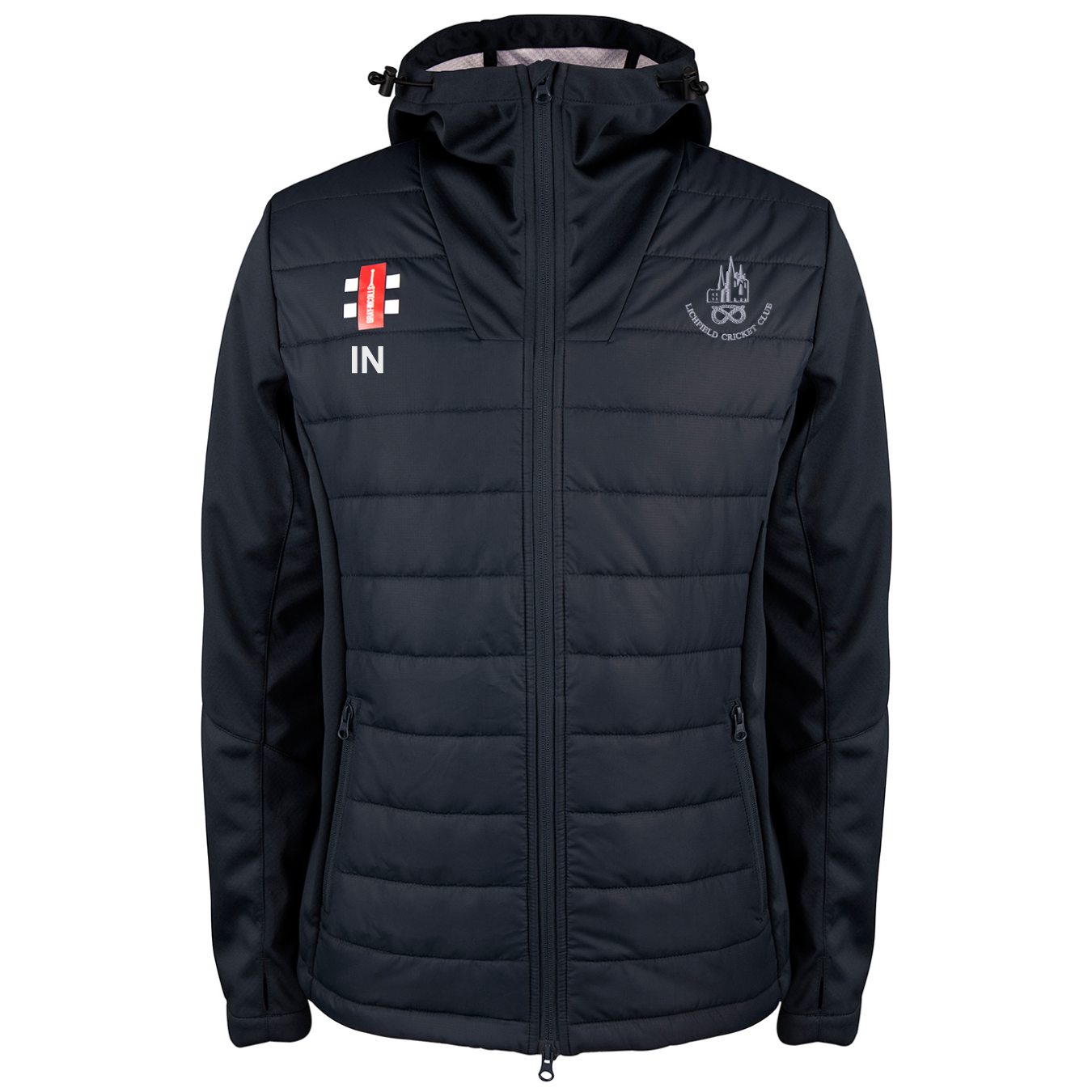 gray-nicolls-pro-performance-giacca-training-adulto-lichfield-cricket-club-nero image 1