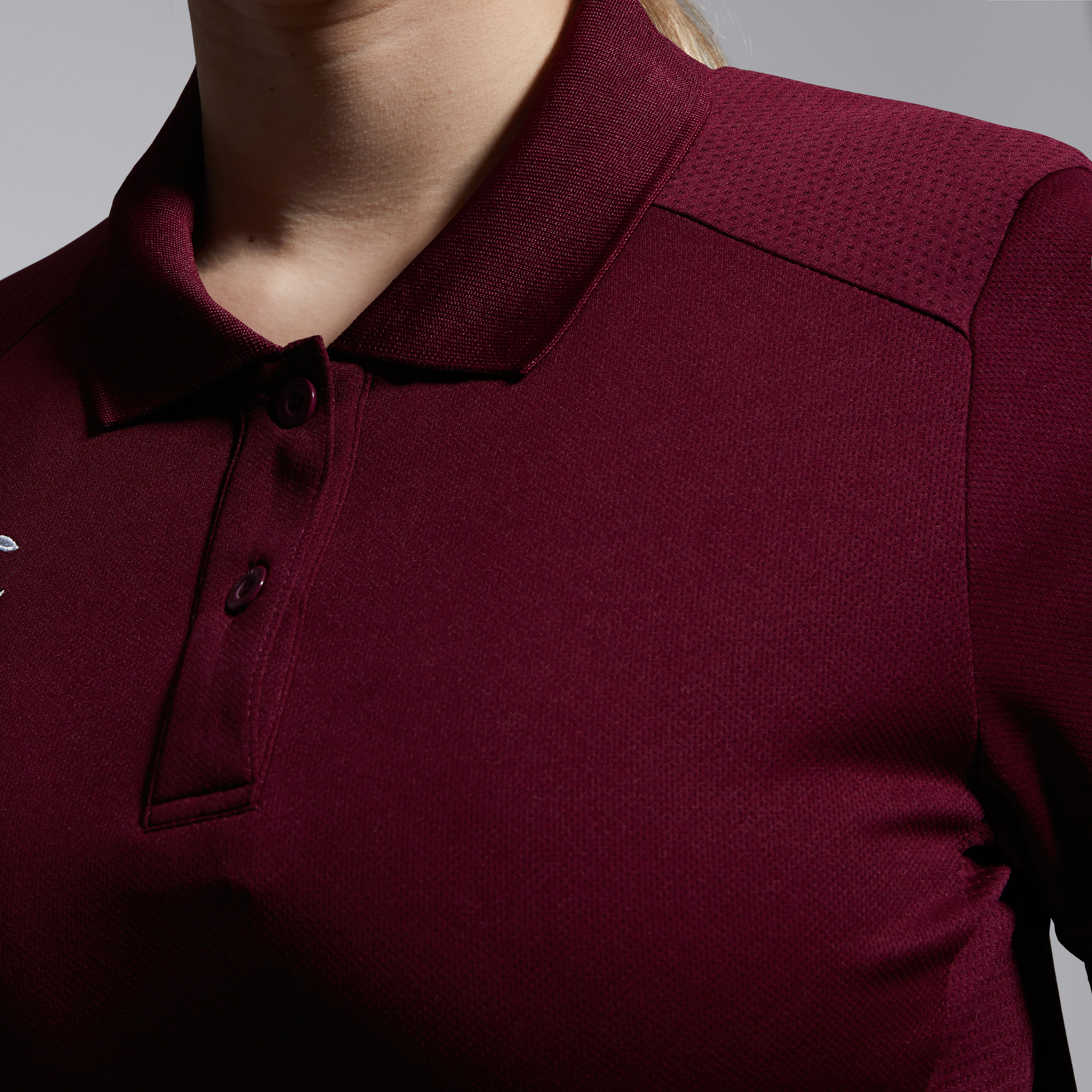 canterbury-club-dry-polo-donna-bordeaux image 7