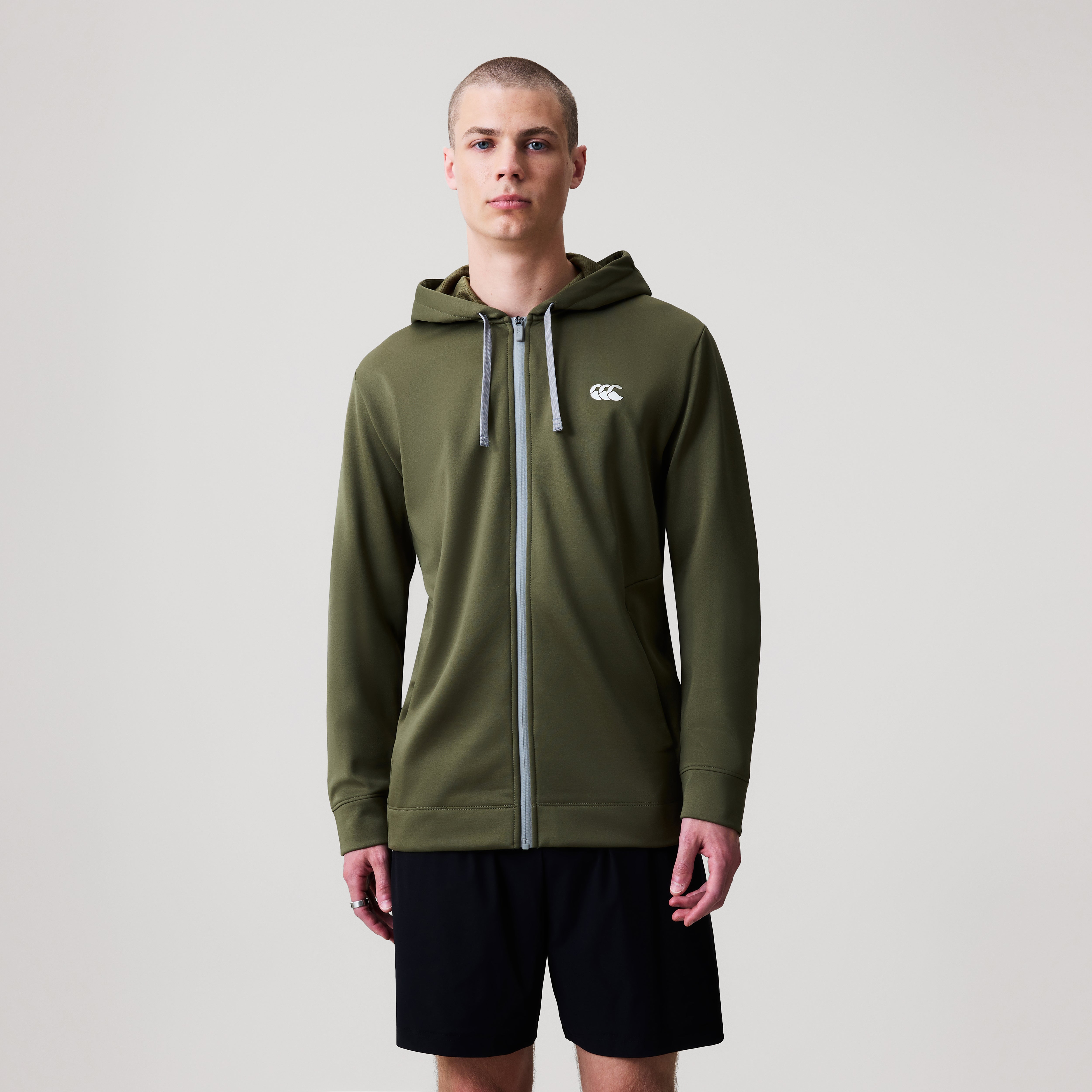 canterbury-tempo-felpa-full-zip-con-cappuccio-uomo-verde image 3