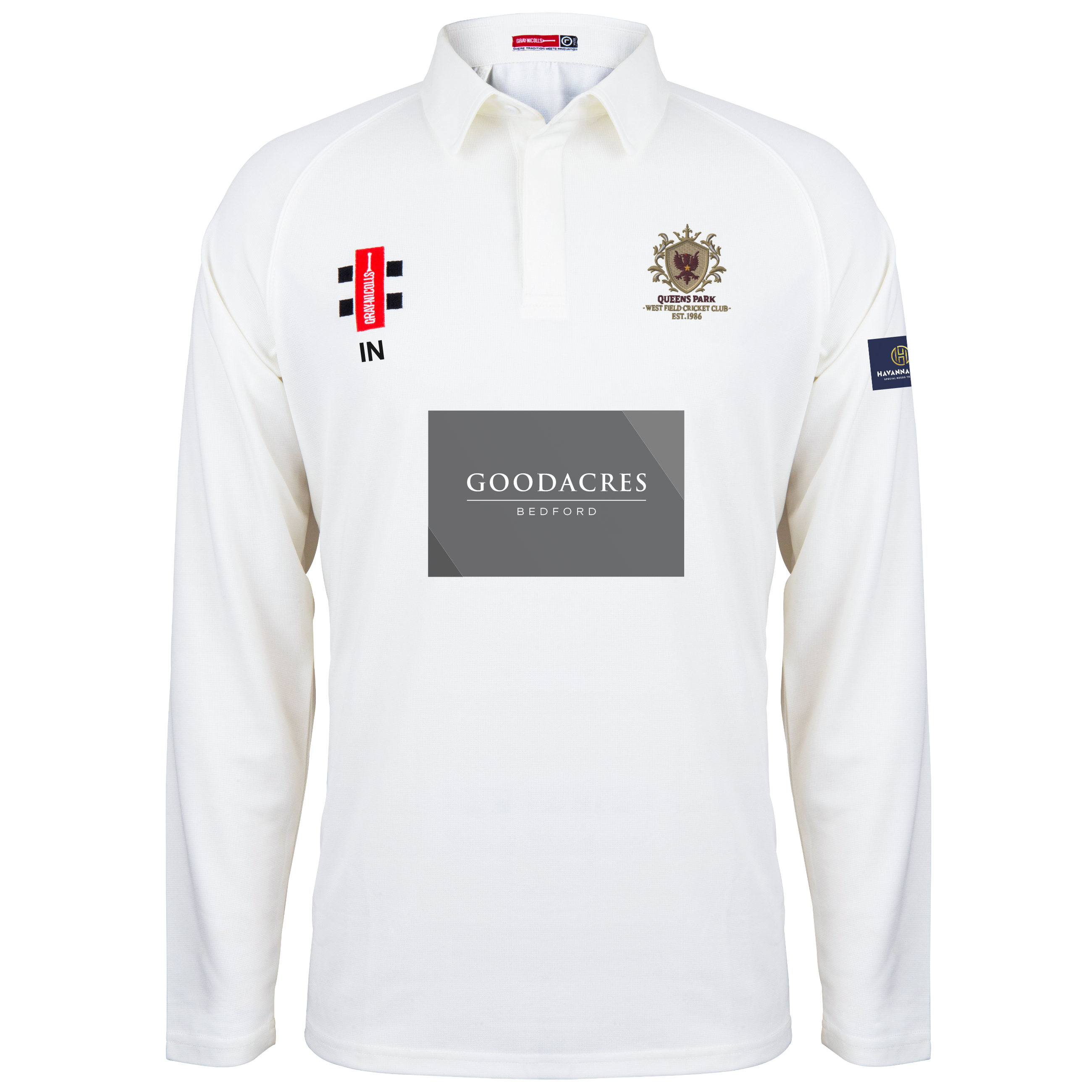 gray-nicolls-queens-park-westfield-matrix-v2-maglia-cricket-manica-lunga-junior- image 1