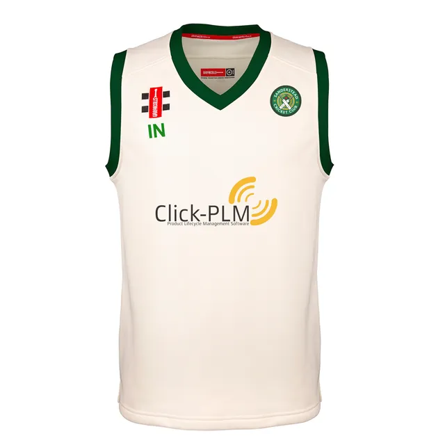 gray-nicolls-sanderstead-cc-pro-performance-slipover-da-gara-bambino-avorio-verd image 1