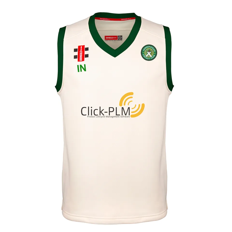 gray-nicolls-sanderstead-cc-pro-performance-slipover-da-gara-bambino-avorio-verd image 1