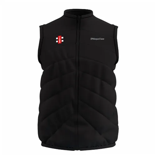 gray-nicolls-jpmorganchase-cricket-senior-gts-bodywarmer-nero image 1