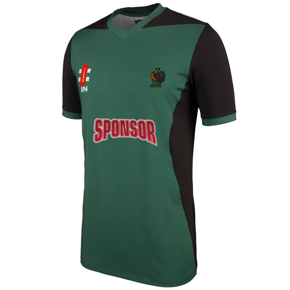 gray-nicolls-harrogate-cc-pro-performance-t20-maglia-s-s-junior-verde-nero image 1