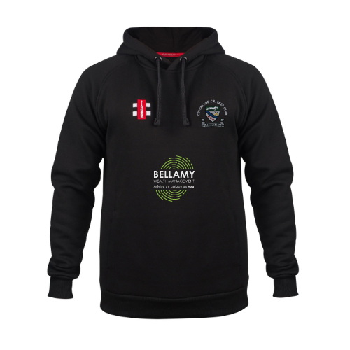 gray-nicolls-velocity-felpa-con-cappuccio-junior-cricklade-cricket-club-nero image 1