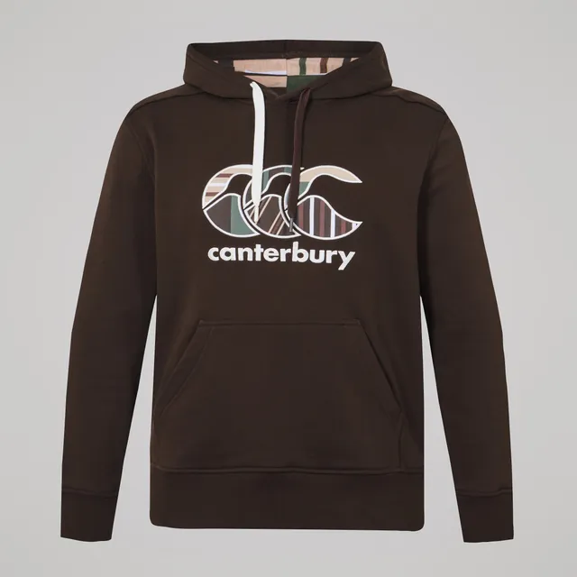 canterbury-uglies-hoodie-uomo-marrone-felpa-cappuccio-rugby image 1