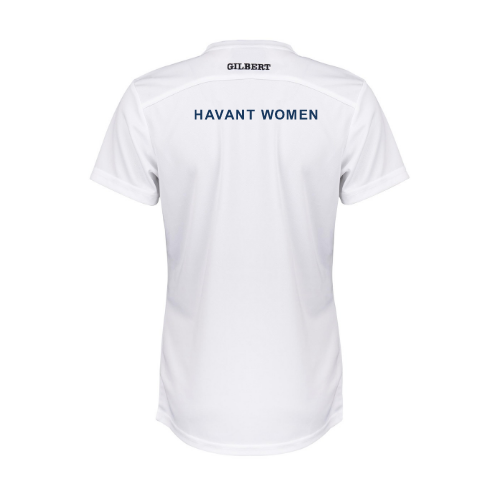 gilbert-rugby-havant-rfc-donna-photon-ii-t-shirt-manica-corta-bianca image 2