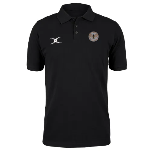 gilbert-rugby-quest-polo-nottingham-medics-tennis-senior-nera-polo-uomo-cotone-o image 1