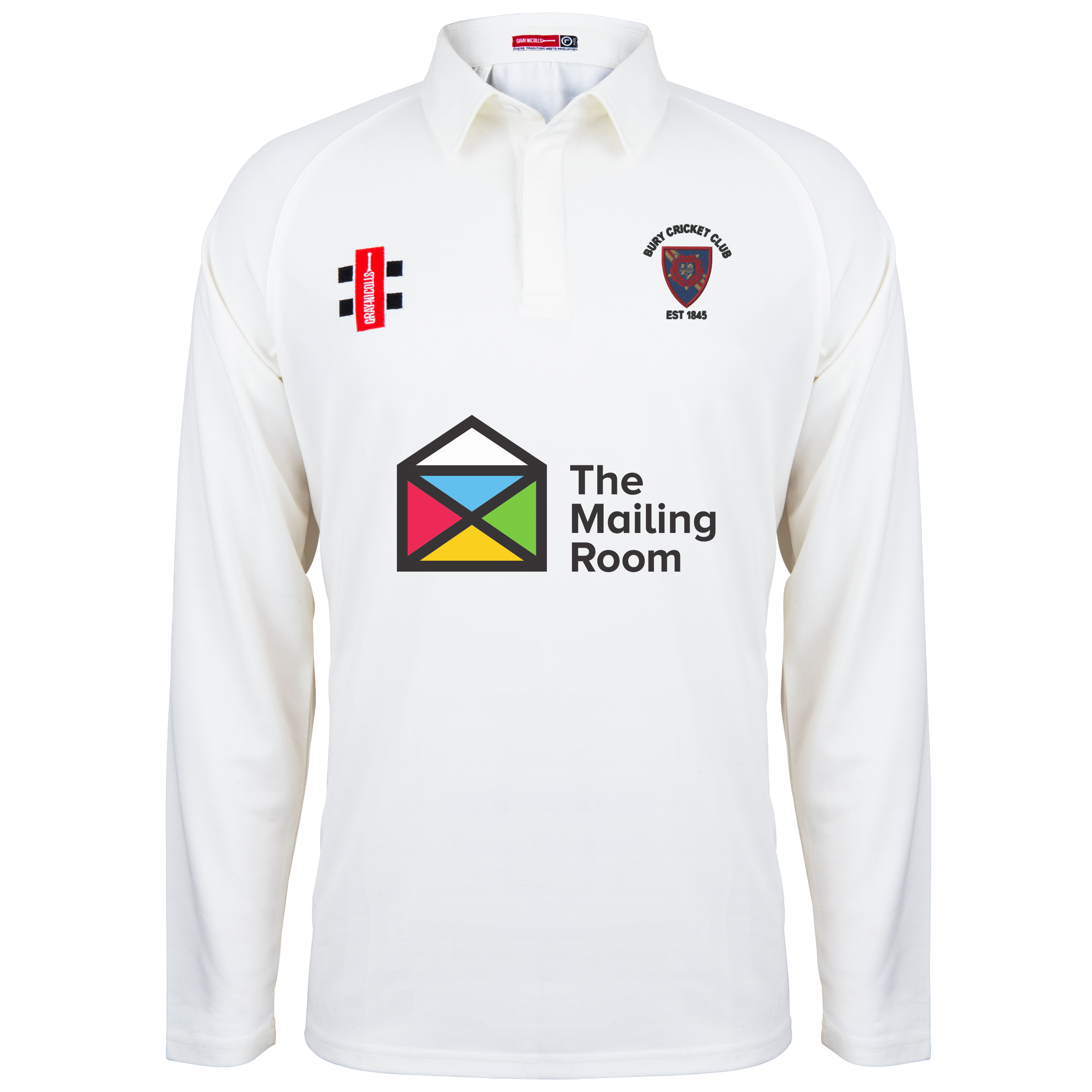 gray-nicolls-matrix-v2-maglia-cricket-manica-lunga-junior-bury-cc-avorio image 1