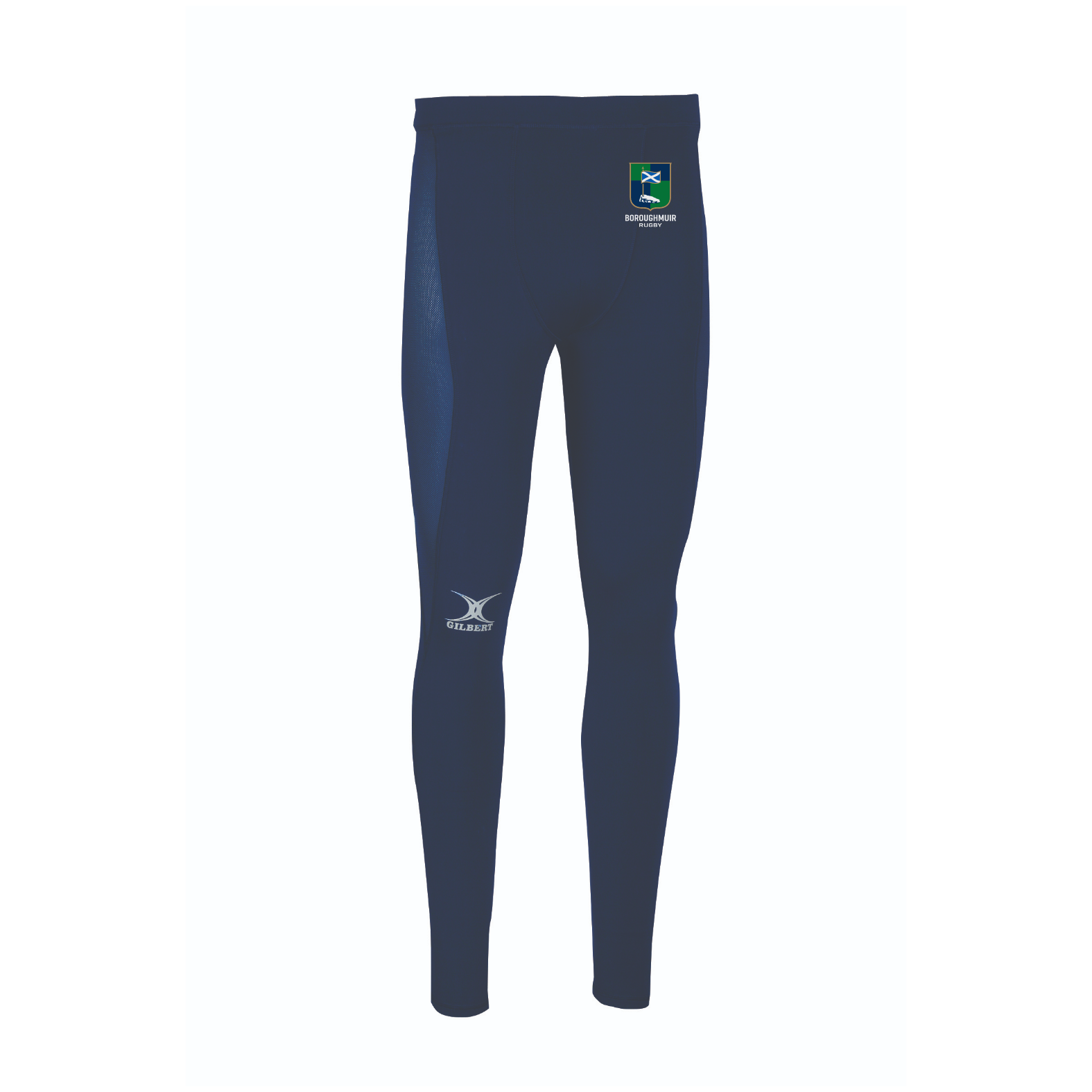 gilbert-rugby-boroughmuir-atomic-ii-leggings-baselayer-junior-blu-navy image 1