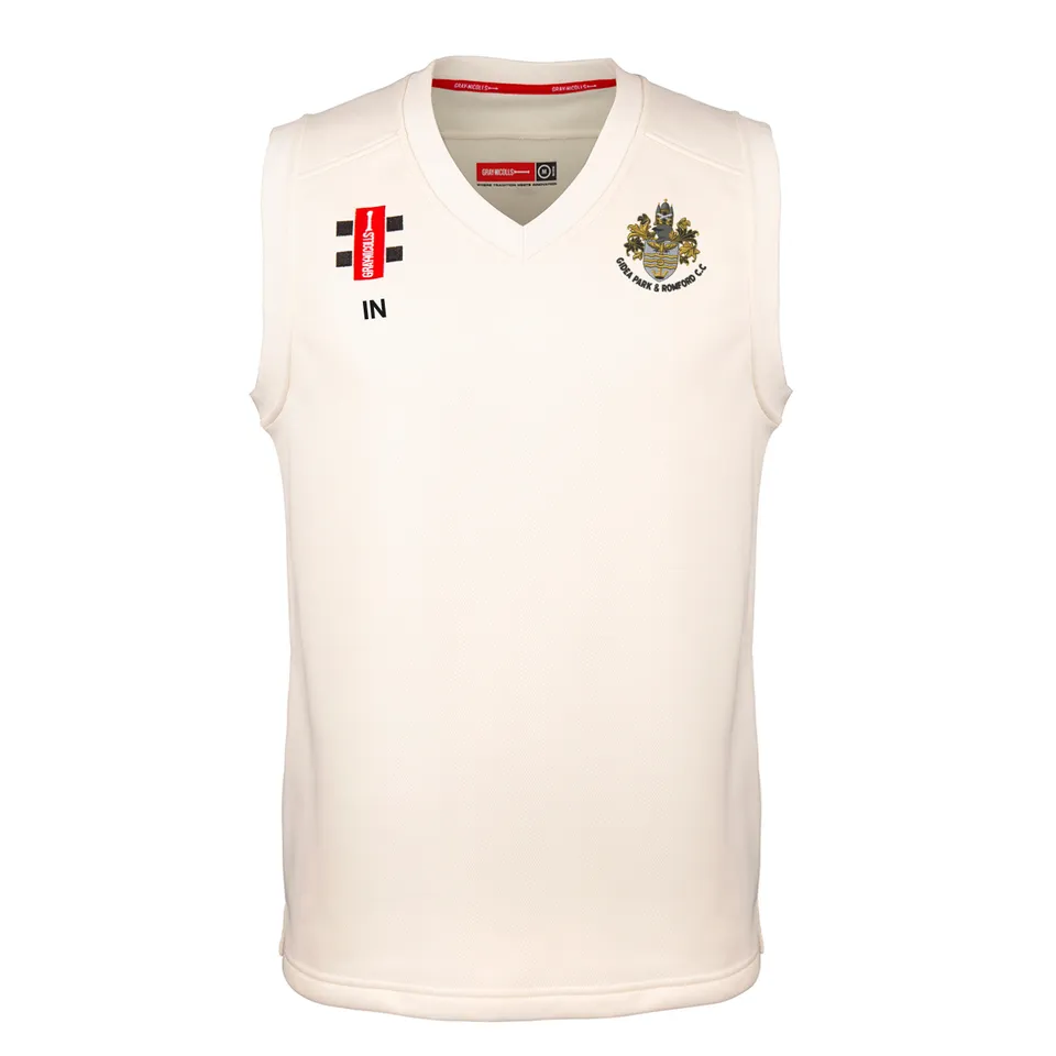 gray-nicolls-pro-performance-match-slipover-junior-gidea-park-romford-cc-avorio image 1