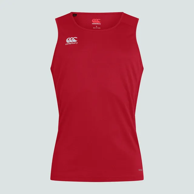 canterbury-club-dry-singlet-canotta-uomo-rossa image 1
