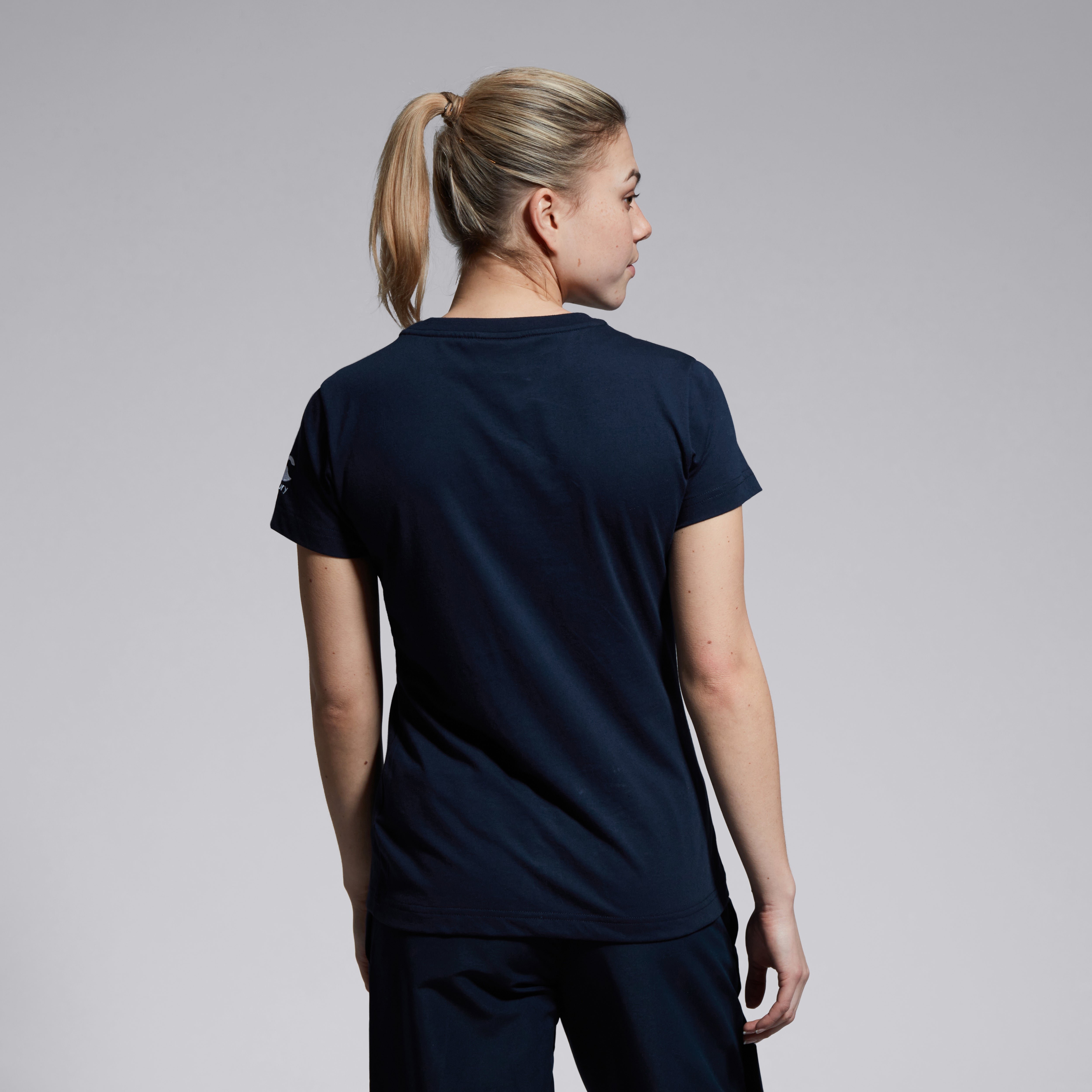 canterbury-club-plain-t-shirt-donna-blu-navy image 4