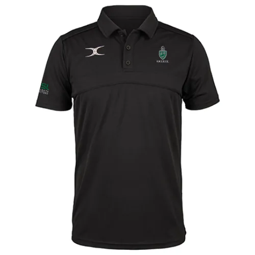 gilbert-rugby-photon-ii-polo-manica-corta-north-midlands-referees-senior-black image 1