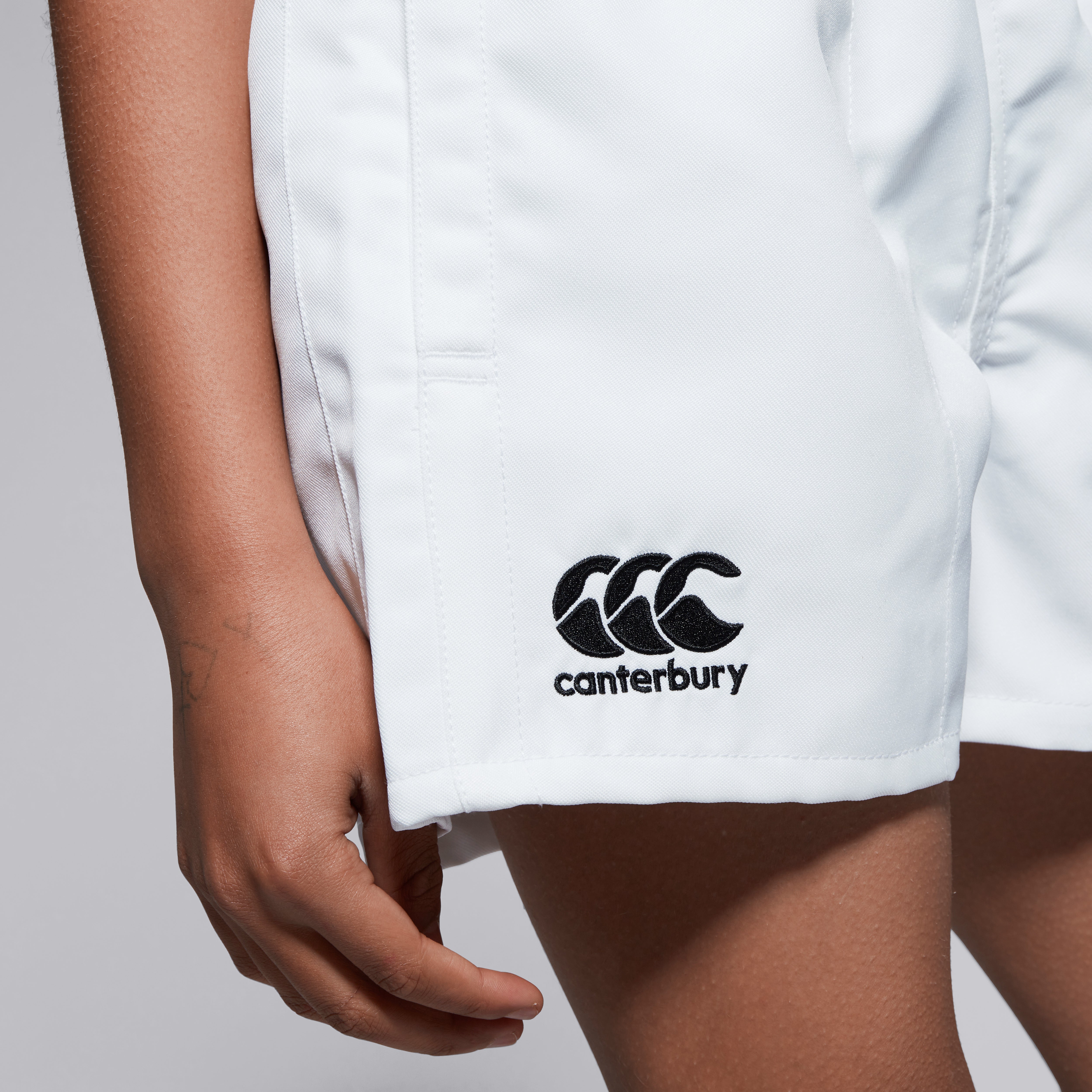 canterbury-professional-short-rugby-junior-unisex-bianco-in-poliestere image 7