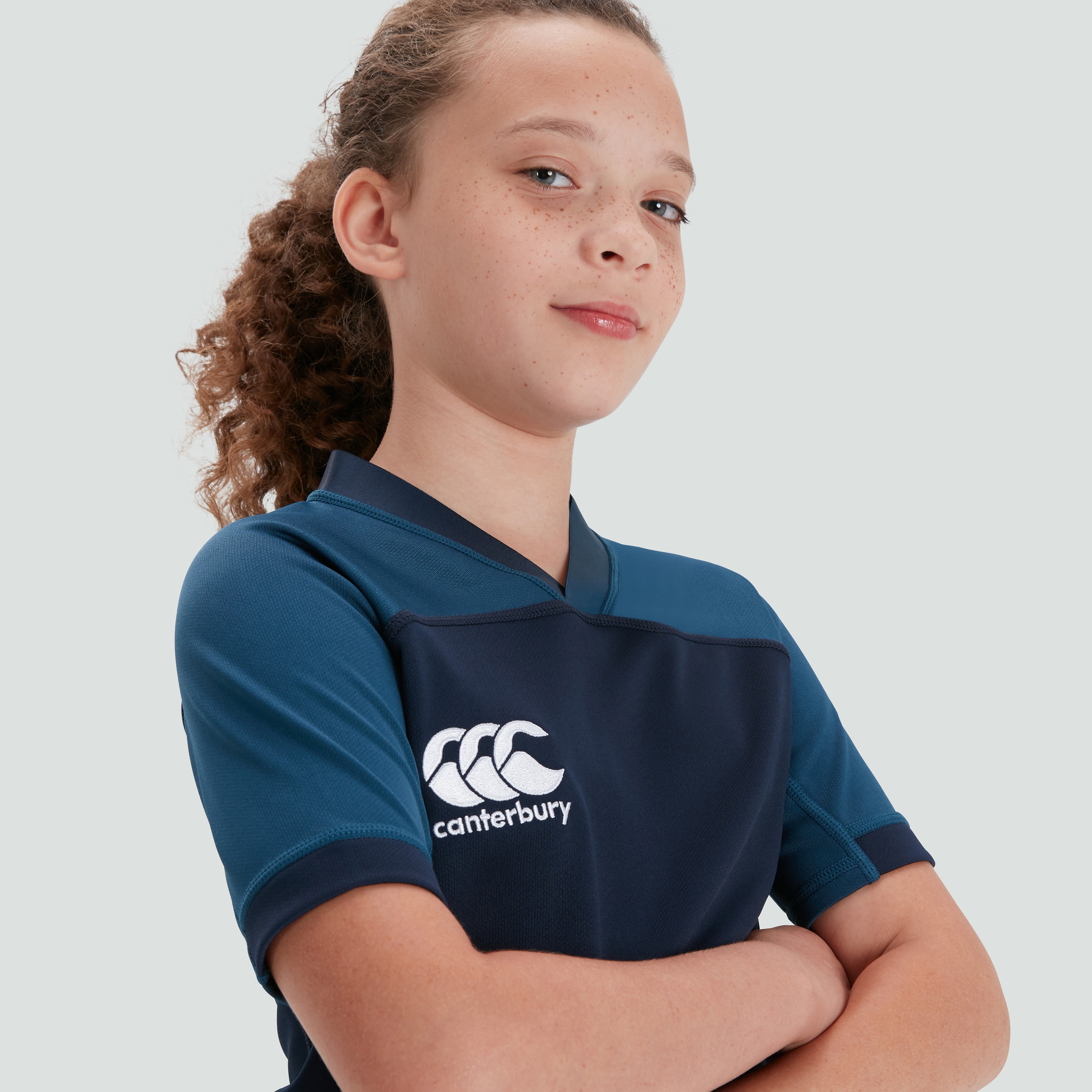 canterbury-vapodri-evader-maglia-rugby-junior-unisex-navy image 5