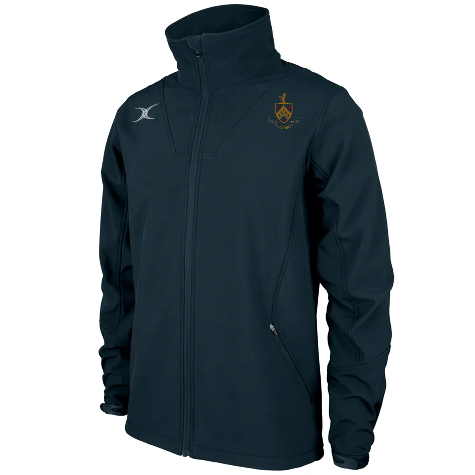 gilbert-rugby-pro-giacca-softshell-full-zip-old-crossleyans-rufc-senior-blu-navy image 1