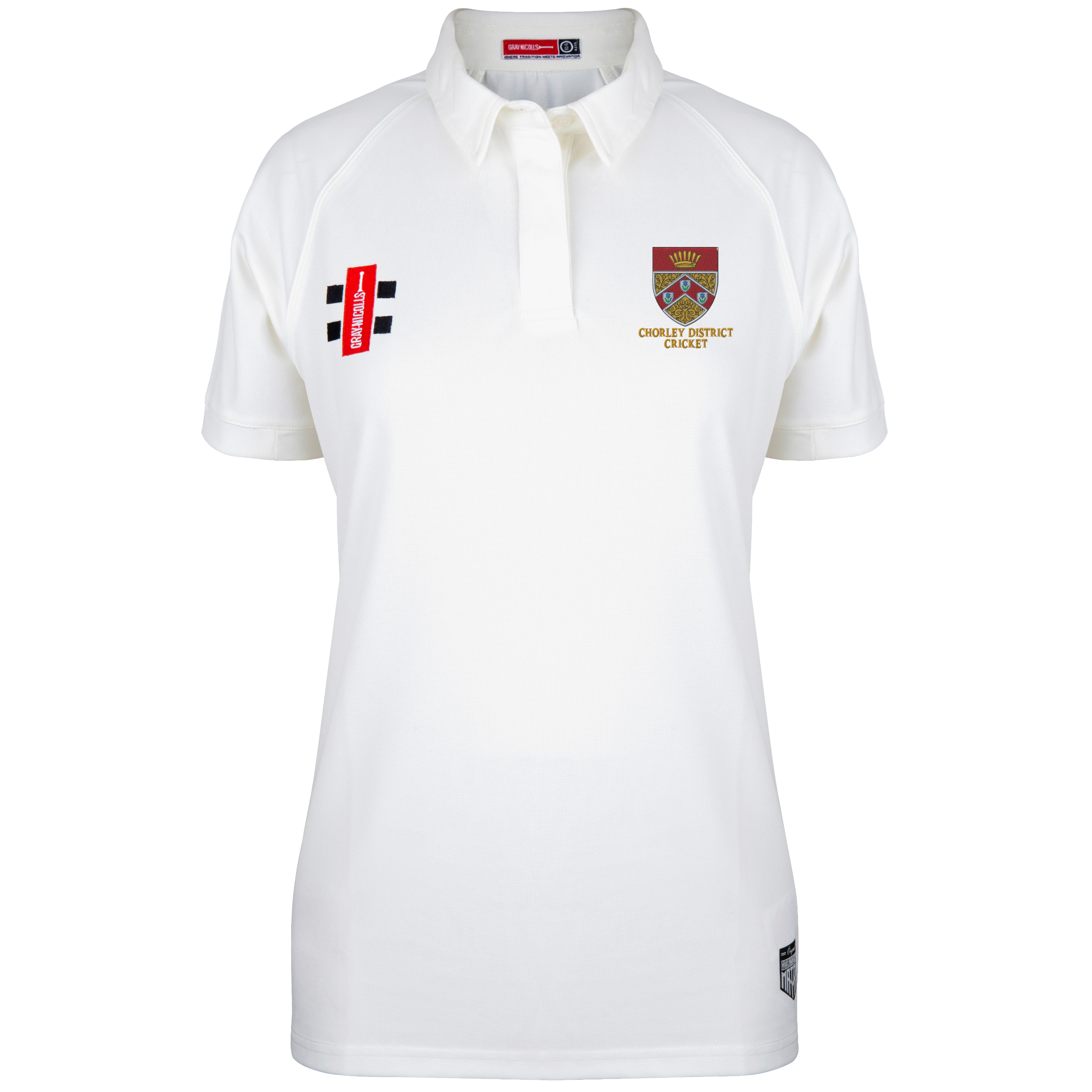gray-nicolls-chorley-district-cc-matrix-v2-maglia-cricket-manica-corta-donna-avo image 1